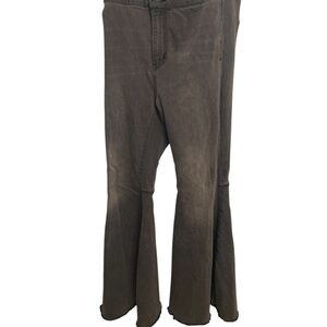 We The Free Bell Bottom Jeans | Faded Black Charcoal | Size 28
